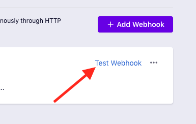 Test Webhook.