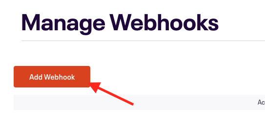 Add Webhook.