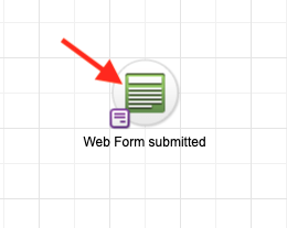 Double-click the icon for your web form.