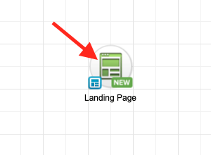 Double-click the icon for your landing page.
