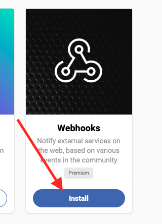 Install webhooks.