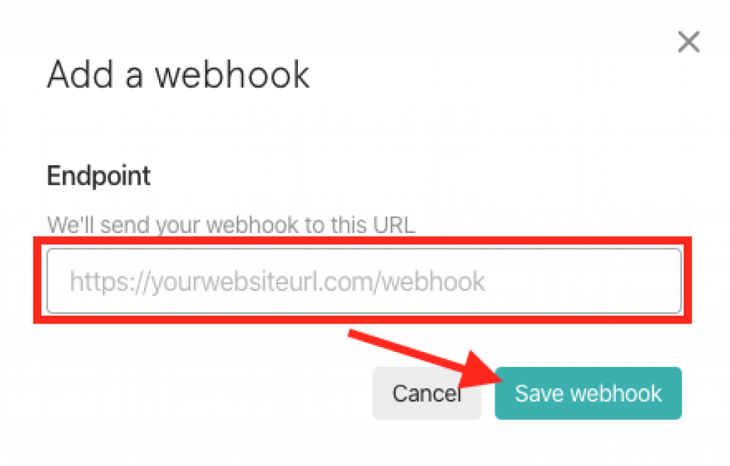 Save webhook.