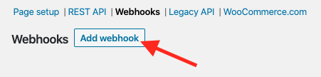 Add Webhook.