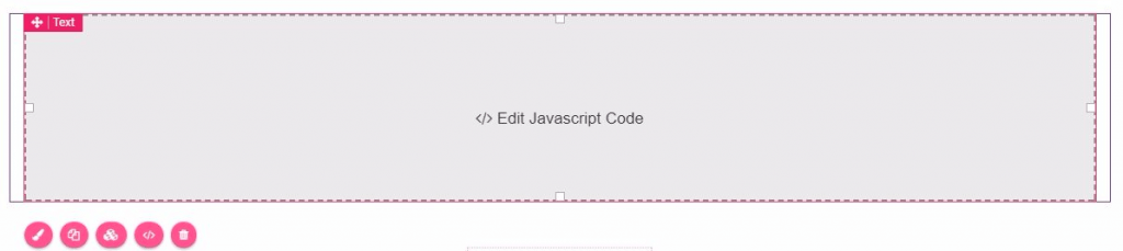 Edit the code widget.