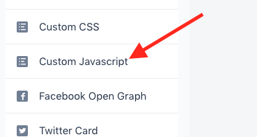 custom javascript