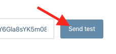 Then click Send test.