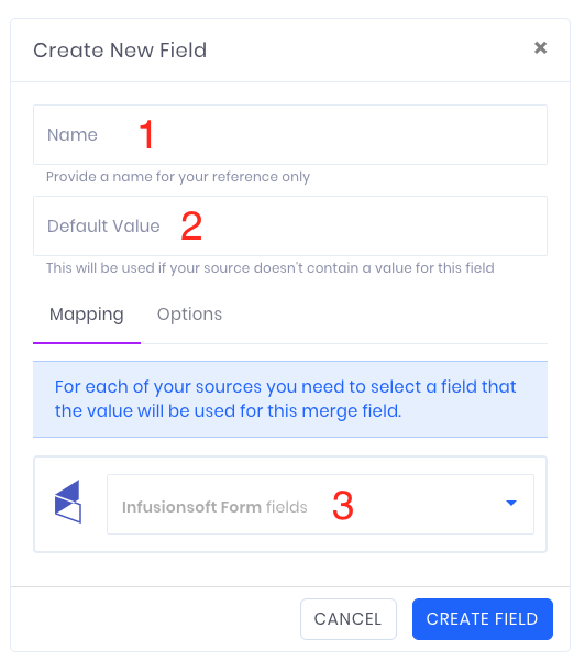 configure field