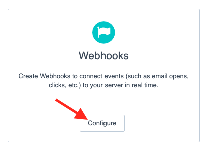 click configure on the webhooks modal