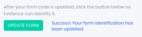 click the update form button and wait for success message