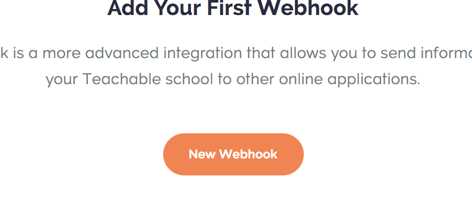 new webhook